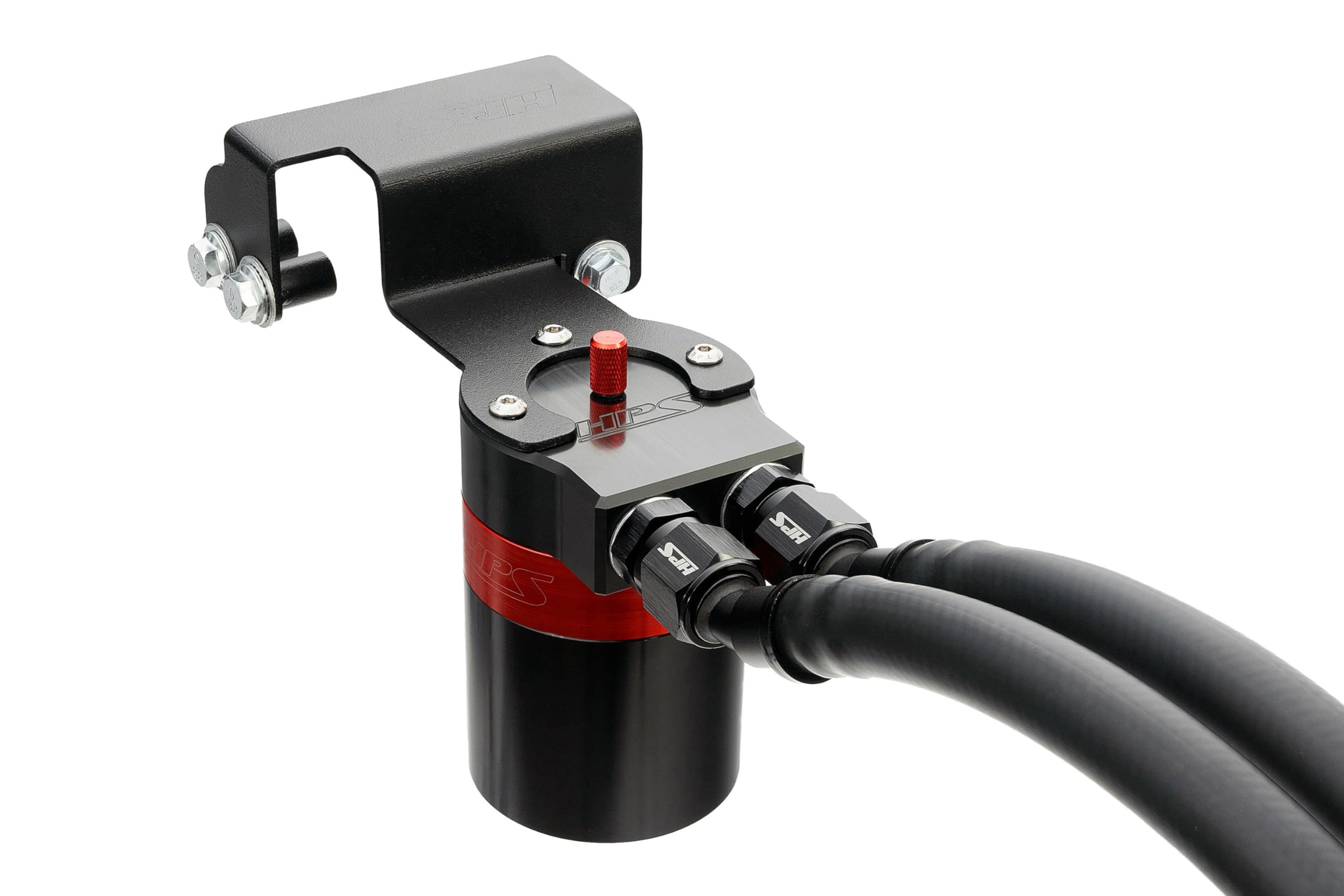 HPS Oil Catch Can Kit Aluminum Compatible for Toyota 2023-2024 Sequoia 2022-2024 Tundra 3.4L, 860-003