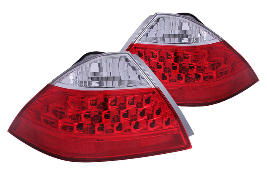 Honda Accord Anzo USA 221143 Red/Clear Tail Light Assembly (No Led Kit) - (Sold in Pairs)