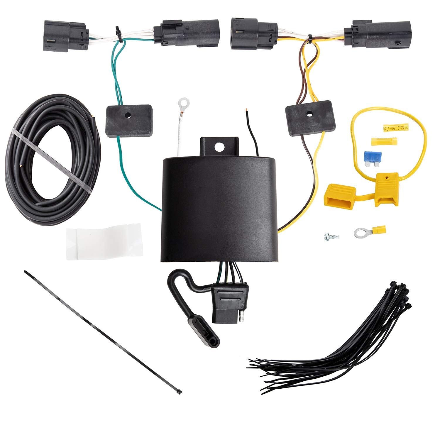 Tekonsha T-One® Harness T-Connector, 4-Way Flat, Compatible with Select Ford Escape