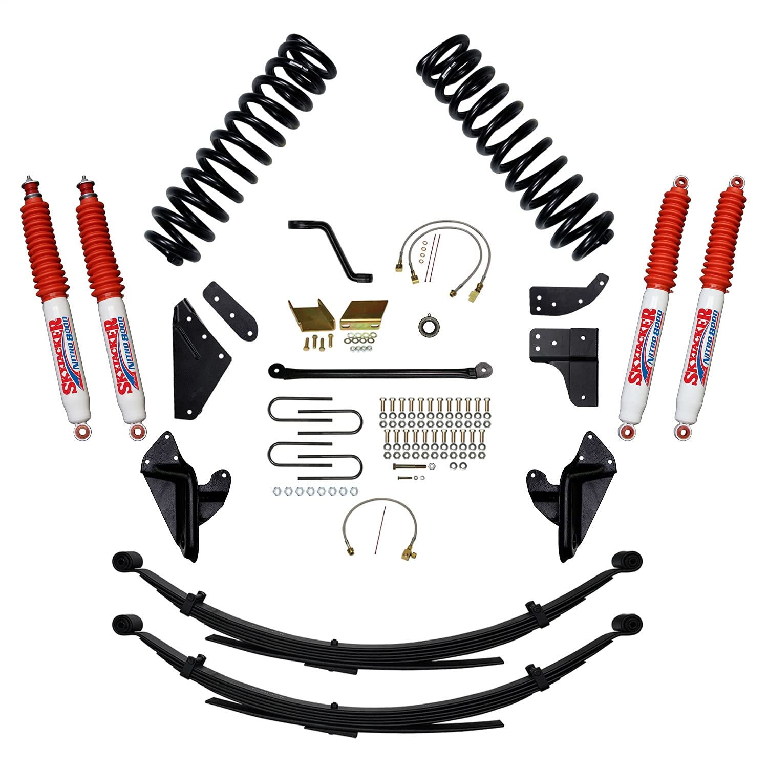 Skyjacker Suspension Lift Kit 188PKS-AN w/Shock Nitro Shocks 8 in. Lift