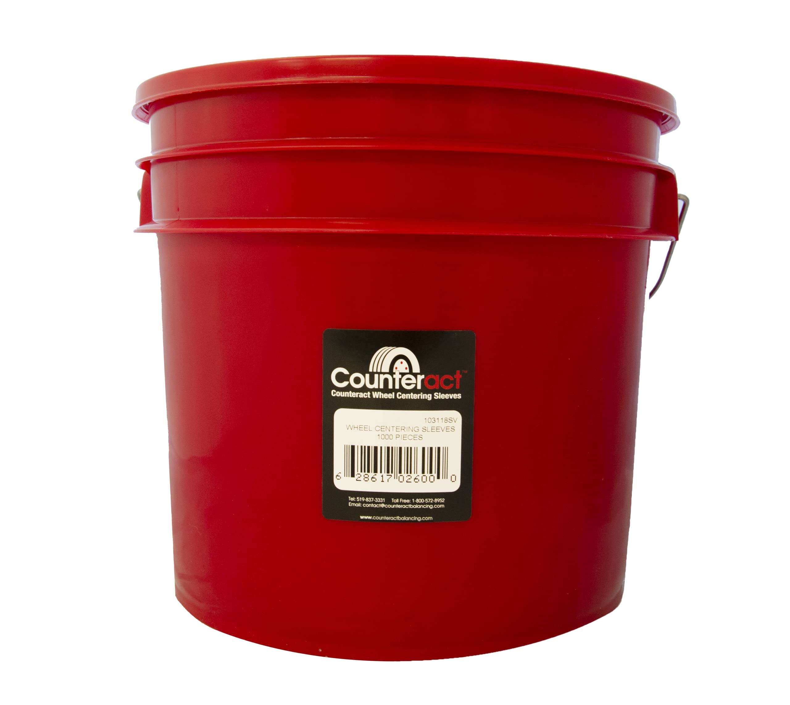 Wheel Centering Sleeves Counteract (1000PK + Tool, 22mm)