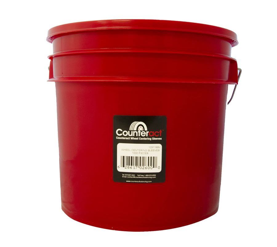 Wheel Centering Sleeves Counteract (1000PK + Tool, 22mm)