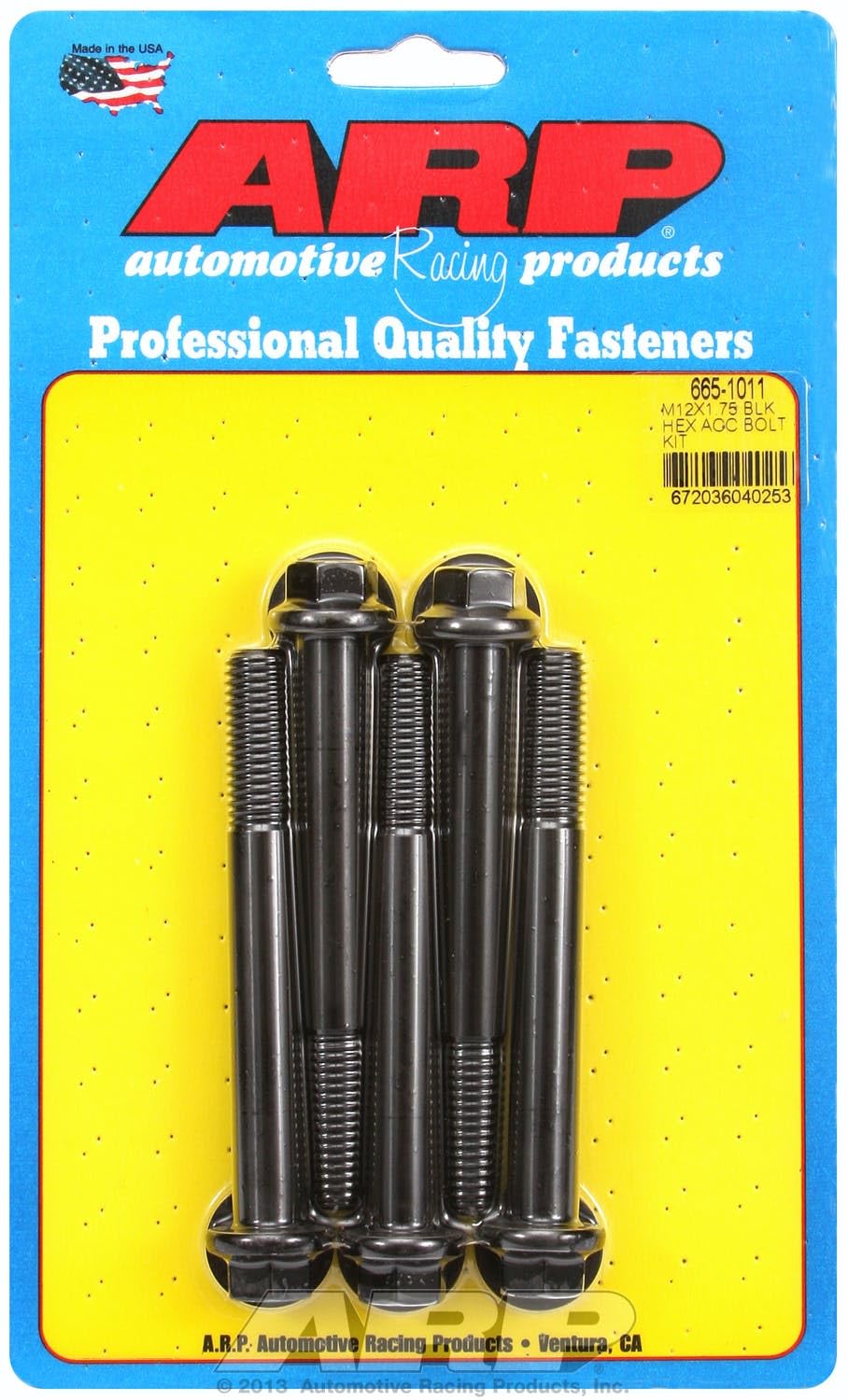Hex ARP (665-1011) Oxide Bolt, Black
