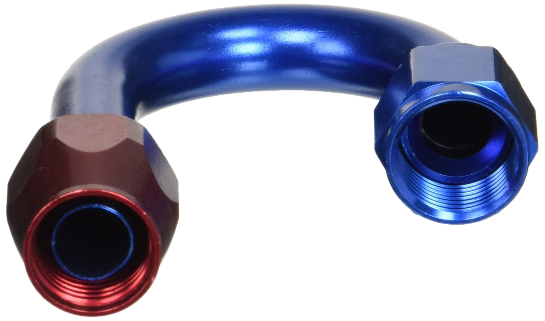 610280-10 Edelbrock/Russell Anodize Full Flow 120 Degree Hose End
