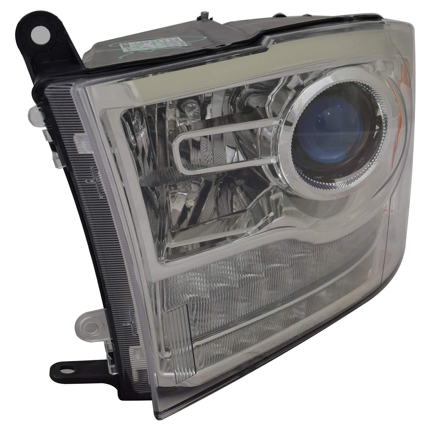Left TYC Headlight Assembly Compatible with 2013-2015 Dodge Ram 1500 Pickup