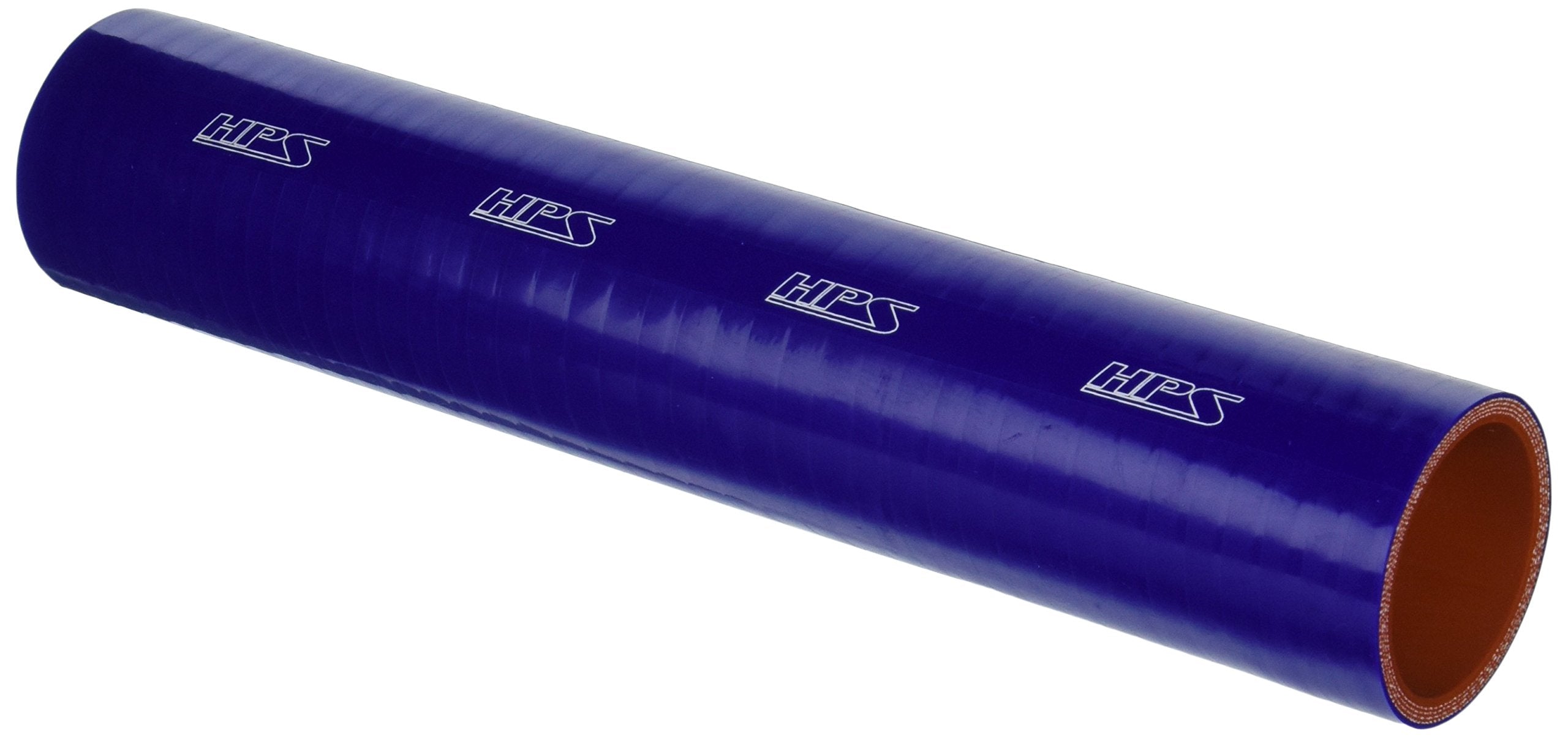 HPS Silicone HTST-187-BLUE High Temperature 4-ply Reinforced Tube Coupler Hose, 75 PSI Maximum Pressure, 12" Length, 1-7/8" ID, Blue