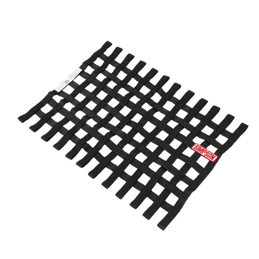 36002BK Simpson Racing Window Net - SFI 27.1-18 X 24 Rectangle - Black - Each