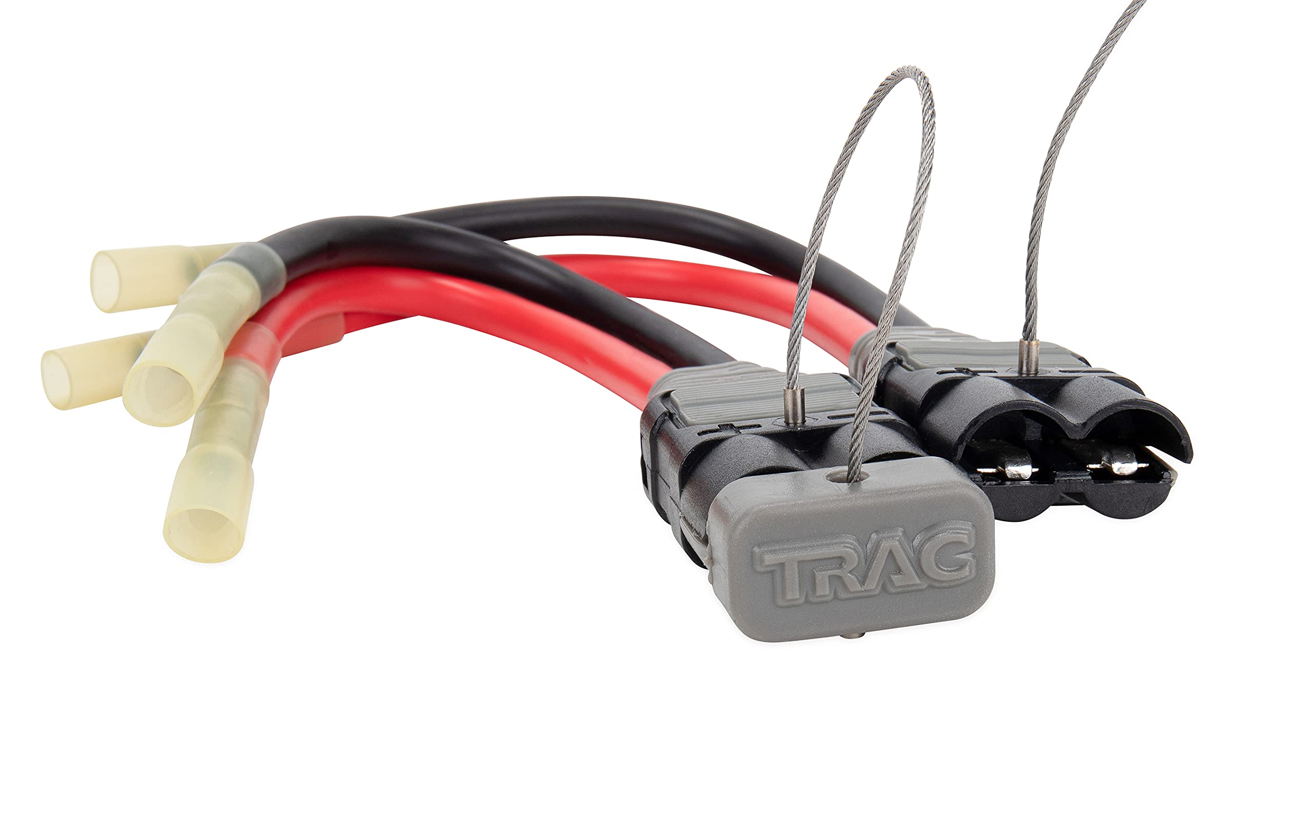 Camco Trac Outdoors High-Current Connector Kit, 8 Gauge | Upgrade High-Current Your Trolling Motor Connectors to 12V or 24V Power | for 60 Amp 12/24/36V Power (69441), Black