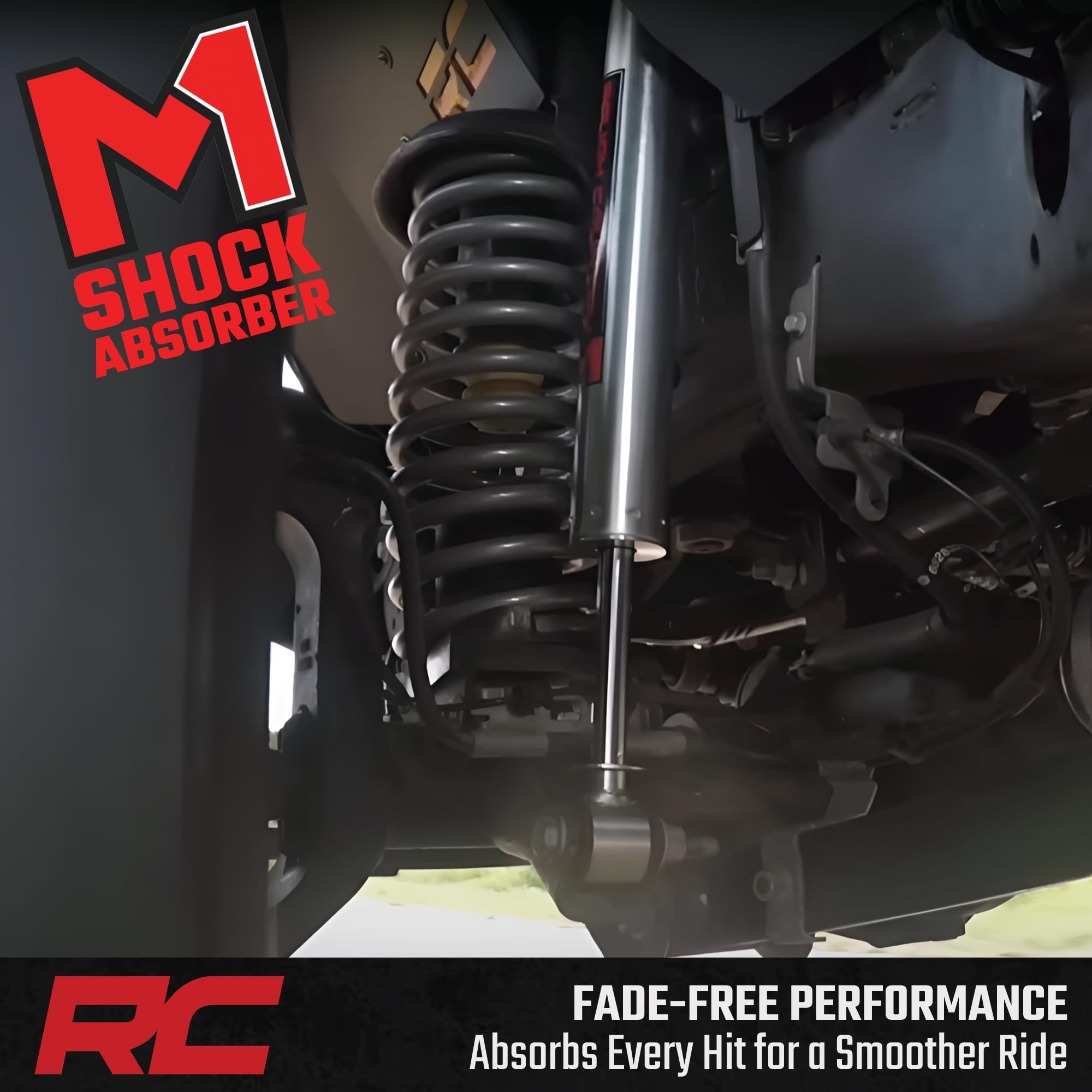 4" Rough Country N3 Rear Shocks for 92-94 Chevy K1500 Blazer - 23179_A