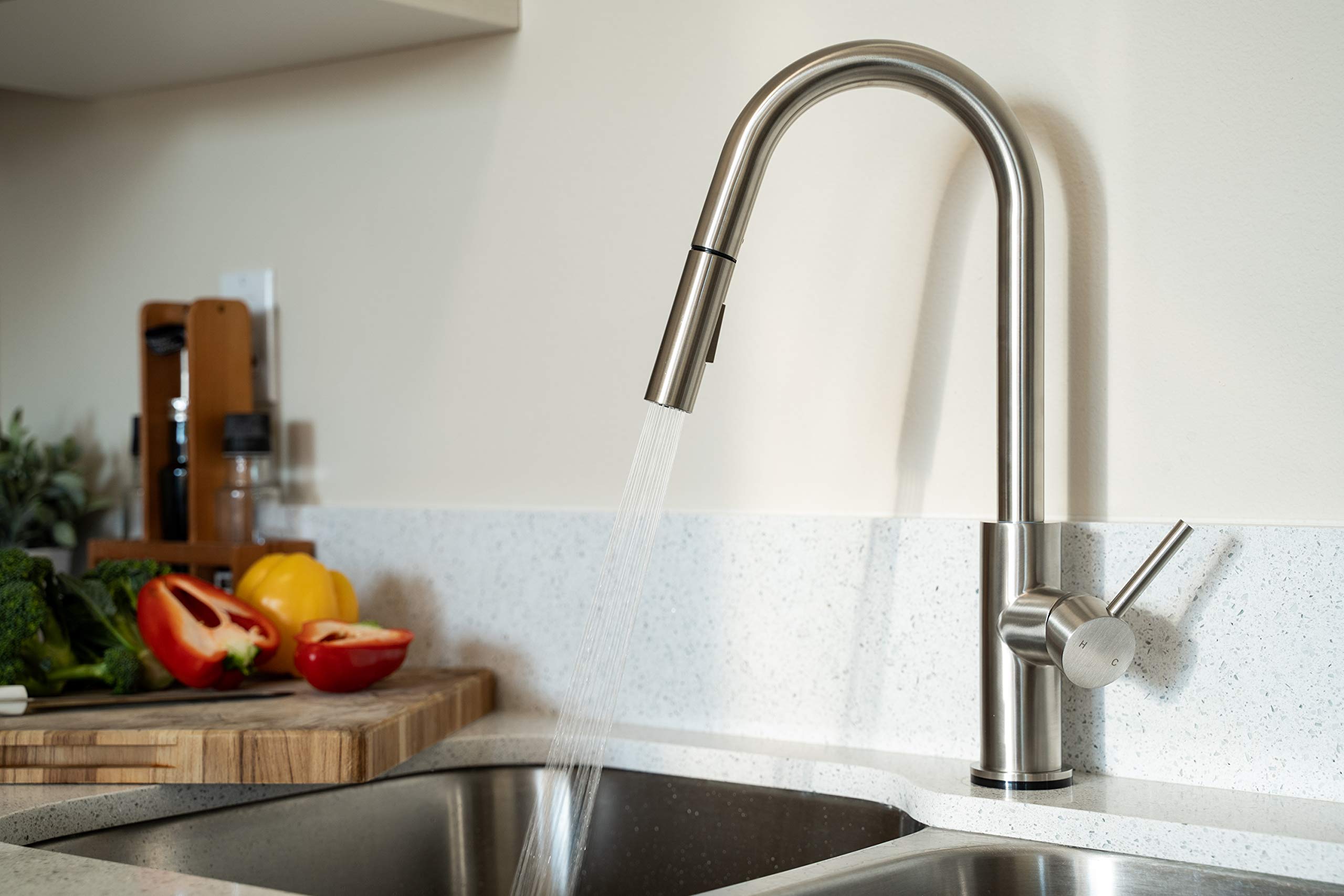 Dura Faucet RV Kitchen Touch Sensor Pull-Down Faucet