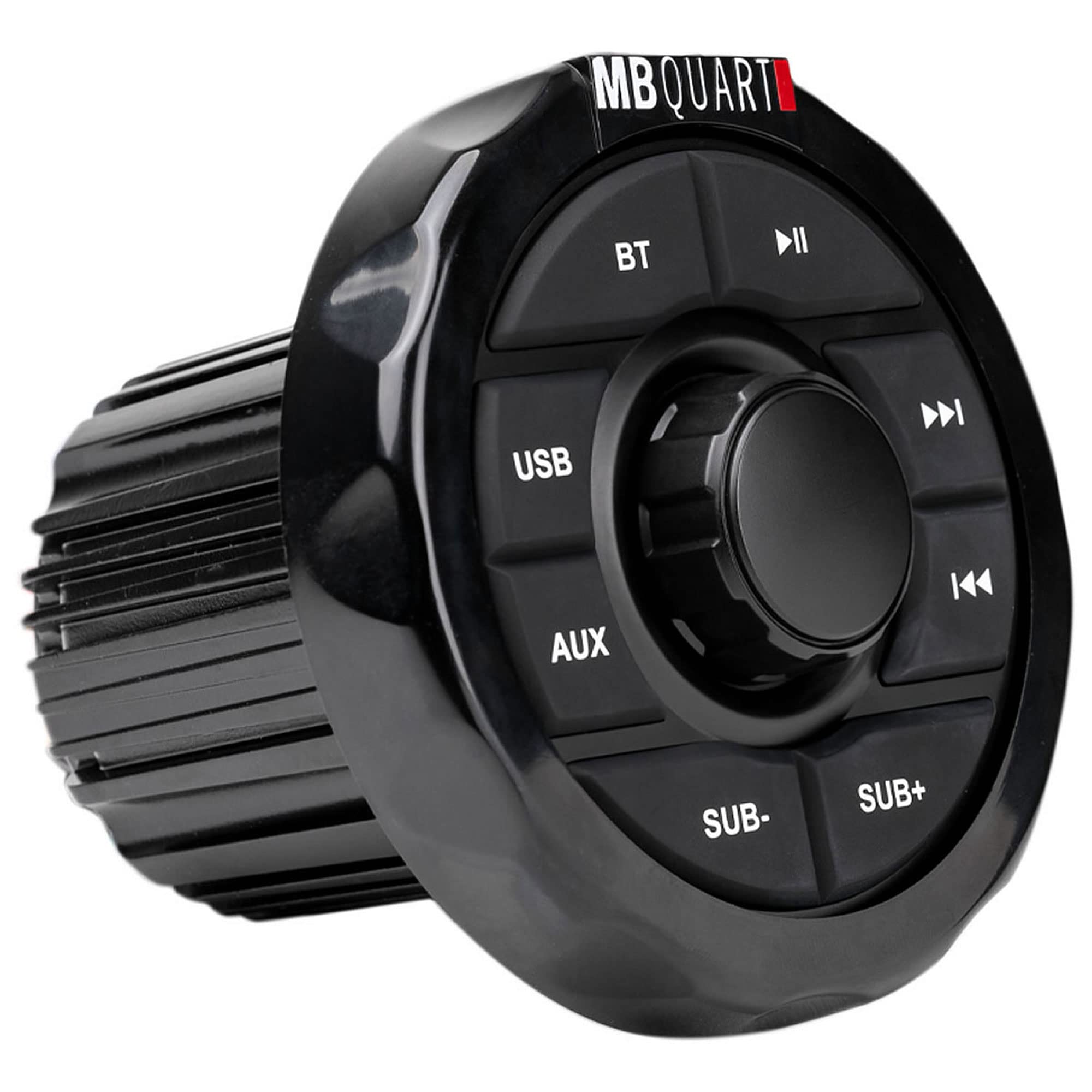 MB Quart 160 Watt Rugged UNI8.1R Universal UTV Tuned Audio Speaker System with Bluetooth Source Unit and 8 Inch 2 Way Speakers with Tower Enclosures