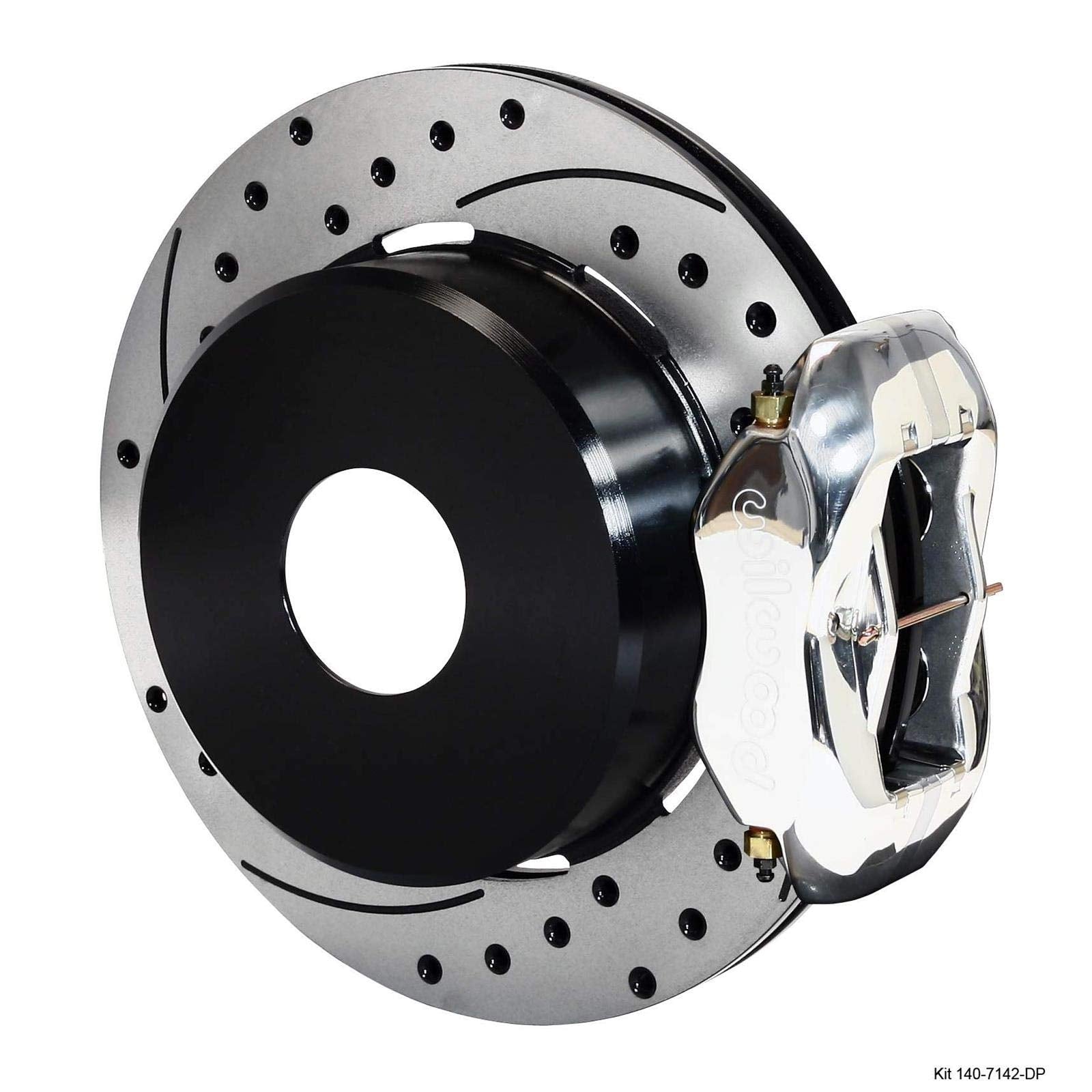 WILWOOD FDL 140-7142-DP P/S P-B Kit, Drilled, Polished Big Ford 2.36" Offset, Currie, Blank
