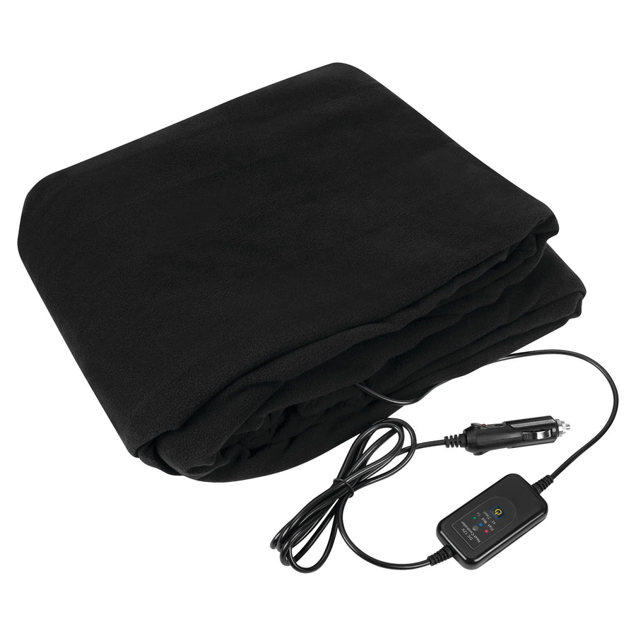 12v Heated Travel Blanket Performance Tool W6049 - Stay Warm on Road Trips, Camping, and Outdoor Activities with Soft and Cozy Fleece Material