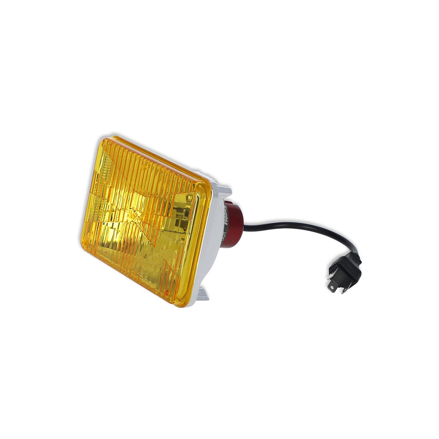 Holley LFRB101 Retrobright LED Replacement Forward Facing Light - Yellow Lens - High Beam Only