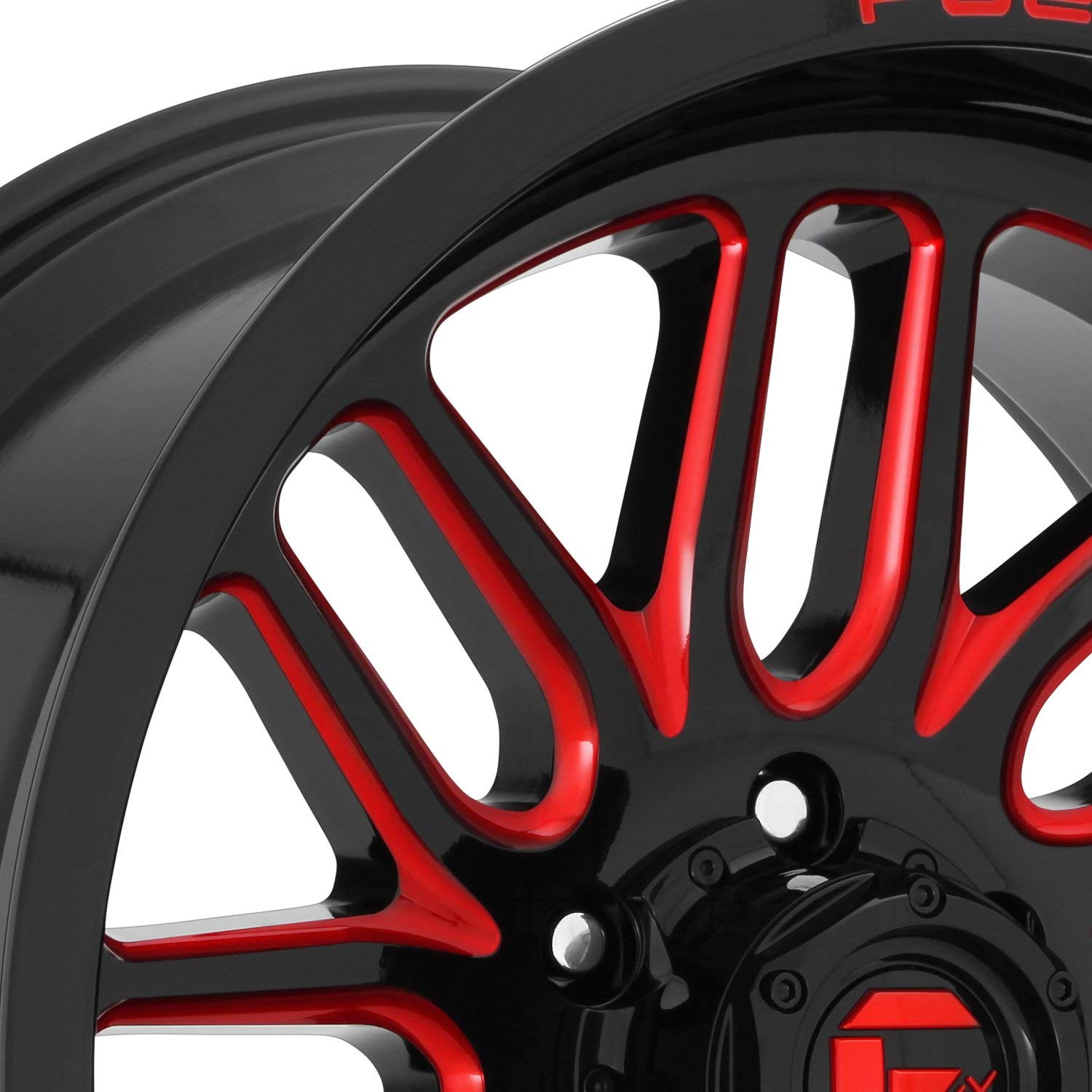Black FUEL D663 Wheel with Painted (20 x 10. inches /8 x 165 mm, -18 mm Offset)