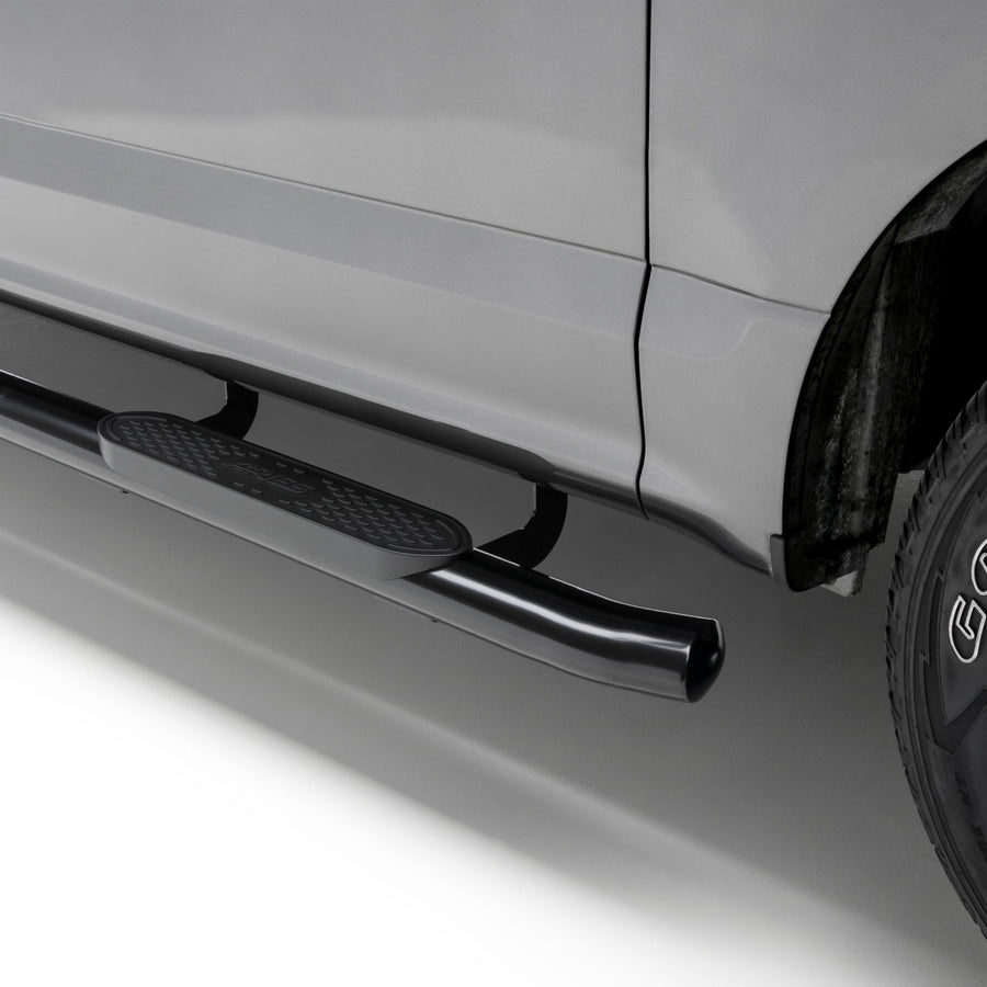 4-Inch Oval Black Steel ARIES Nerf Bars, Fits Select Ford Bronco 4-Door