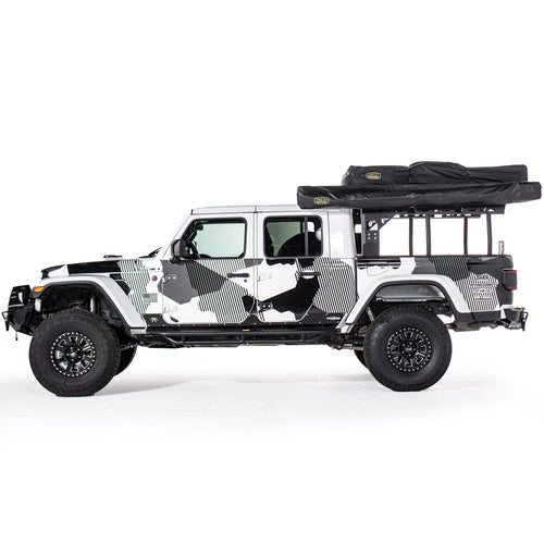 SRC Side Armor Smittybilt w/Step – Textured Black (Fits 20+ JT) – SB79634