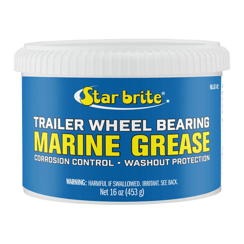 Marine Grade STAR BRITE Wheel Bearing Grease - Ideal for Boat Trailers, Water Pumps, Hinges, Pins, Winches, Anchor Chain Reels - 1 lb. (026016)