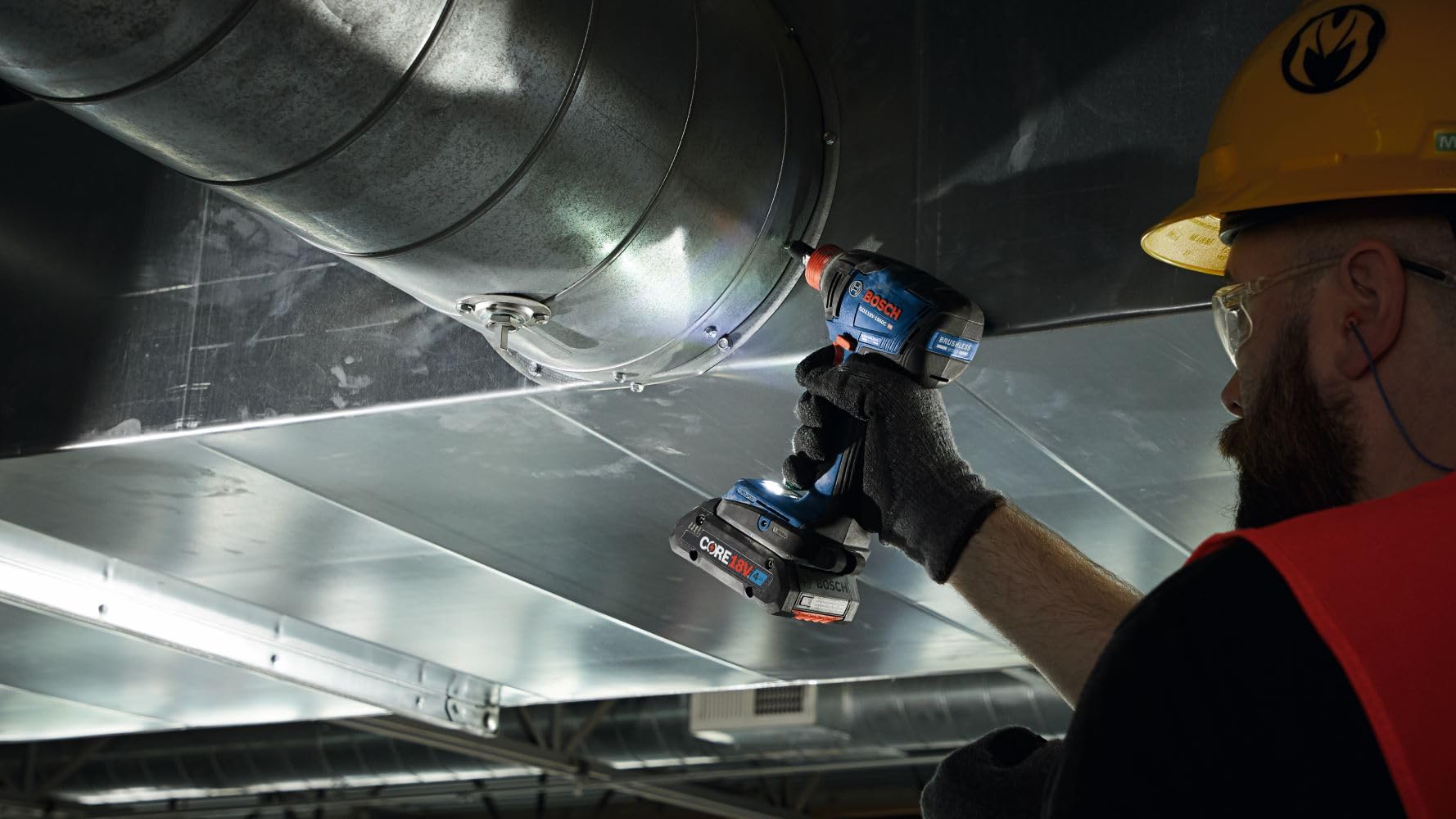 Bosch GDX18V-1860CN 18V Two-In-One Connected-Ready Bit/Socket Impact Driver/Wrench (Bare Tool)
