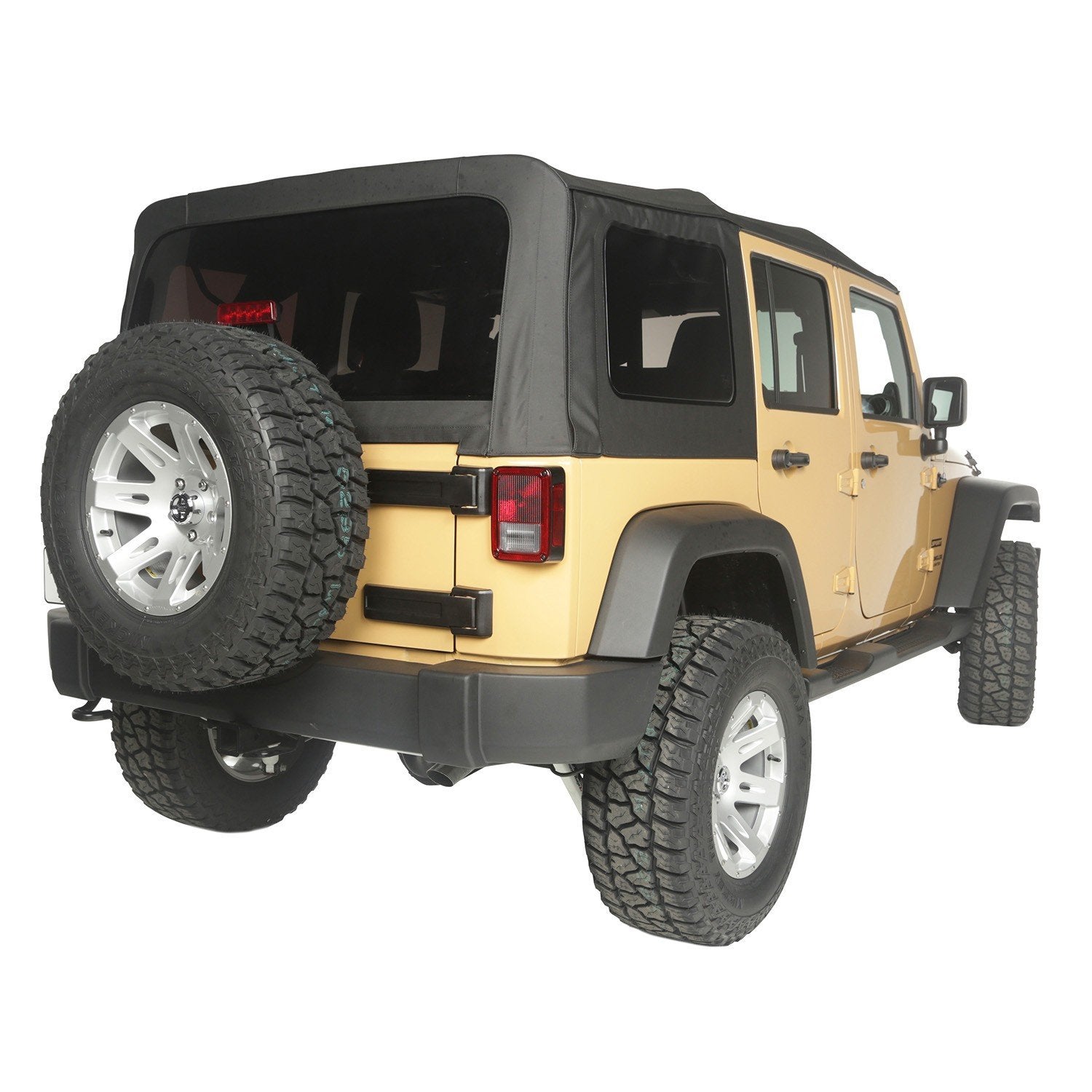 Montana Soft Top, Black Diamond | Rugged Ridge | 13772.35 | Fits 2010-2018 Jeep Wrangler JKU 4-Door