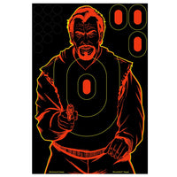 Shoot-N-C Birchwood Casey Bad Guy Target - 12 Count