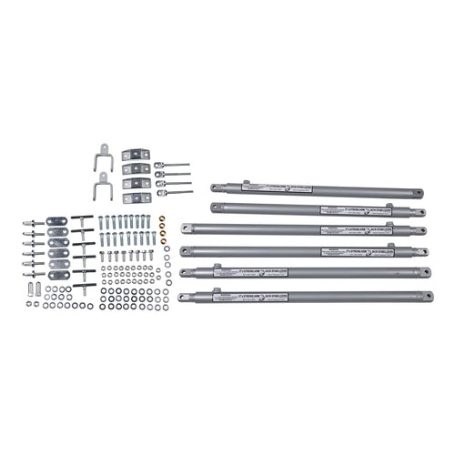 Strong Arm JT’s Short Fifth-Wheel Jack Stabilizer Kit, Eliminates Chassis Movement, Telescoping Tubes for a, Lock in Place, Easy Bolt-On Installation, Universal Jack Compatibility - 191024