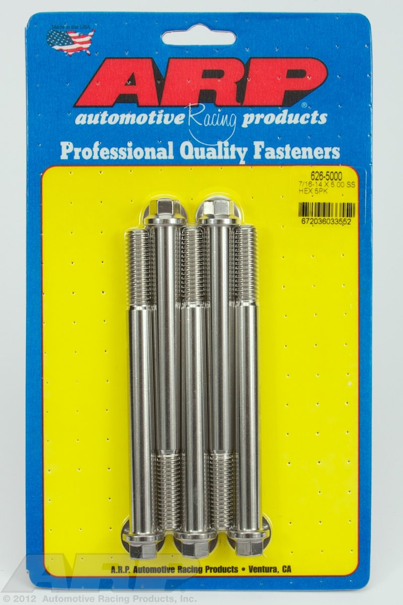 Hex Bolt ARP (626-5000), Stainless Steel