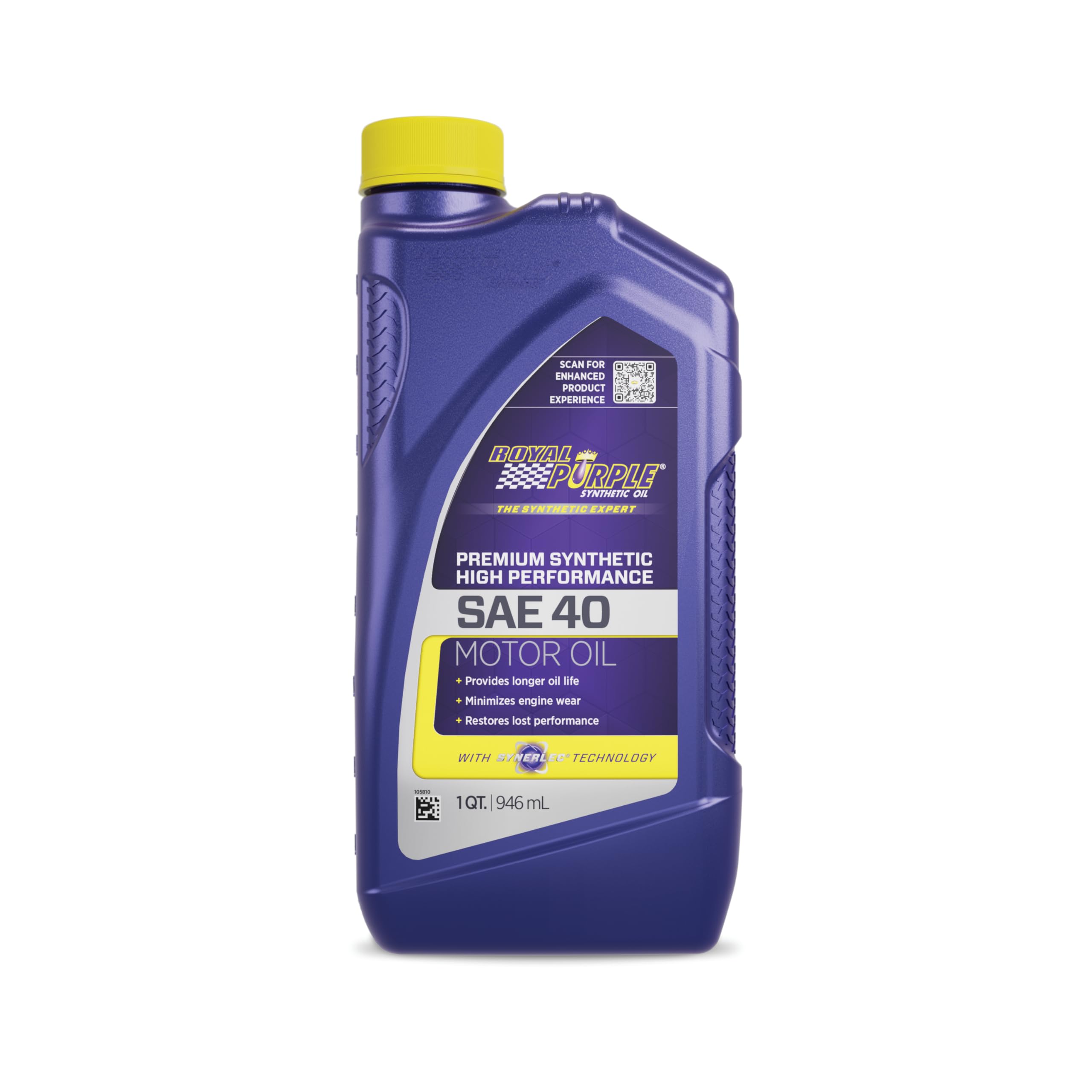 Royal Purple 06040-6PK 1040 API-Licensed Heavy Duty SAE 40 High Performance Synthetic Motor Oil - 1 qt. (Case of 6)