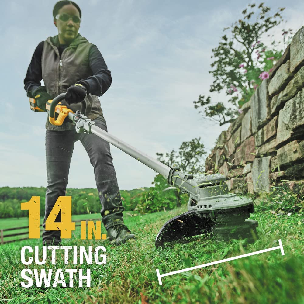 20V MAX* DEWALT XR String Trimmer, 14-Inch, Tool Only (DCST922B)