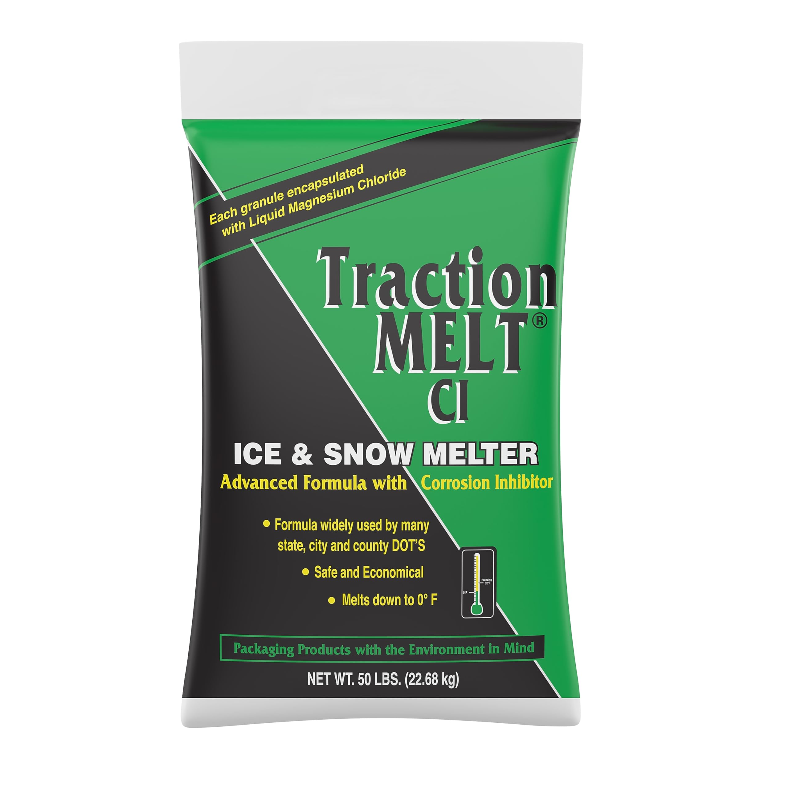 Traction Melt SCOTWOOD INDUSTRIES Ci Ice Melt 50, 1 EA
