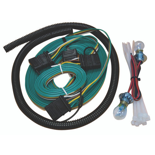 155 Roadmaster Universal Taillight Wiring Kit for Towed Vehicles | Sockets fit 1” Diameter Hole | Needs Sufficient Depth to Accommodate Bulbs | Meets Legal Requirements for Towed Vehicle Lighting