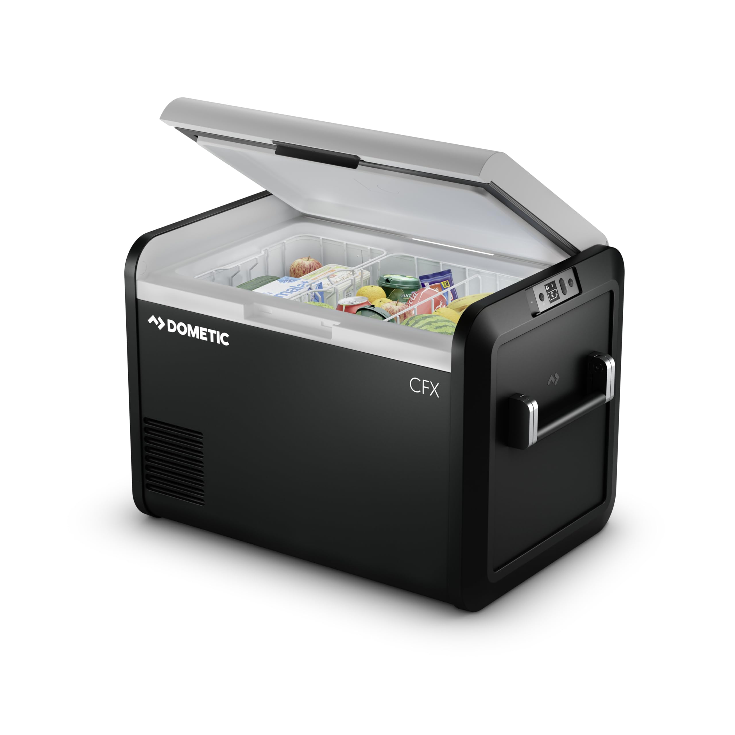 Dometic CFX3 Portable Refrigerator and Freezer 55-Liter with ICE Maker, Powered by AC/DC or Solar