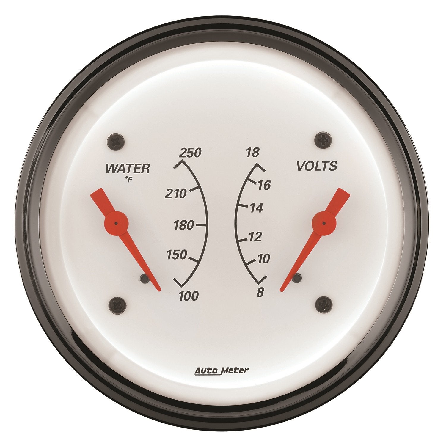 Auto Meter Arctic White Water/Volt Dual Gauge 1330