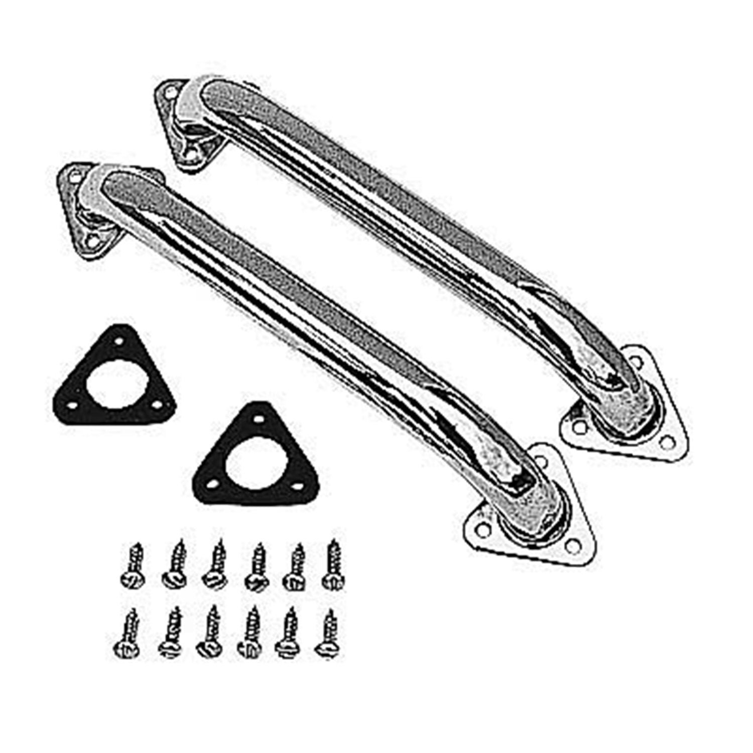 Trans-Dapt 9700 CHRM Performance 12'' CAB HANDLES (PR)