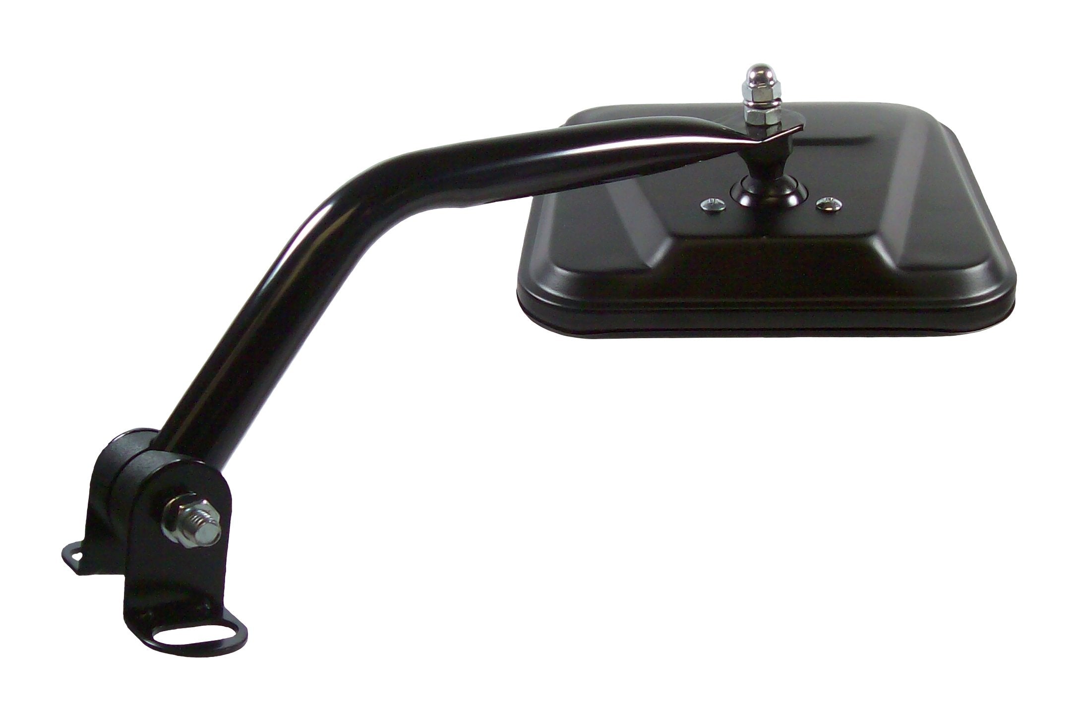 Jeep CJ CIPA 44700 Black Manual Replacement Driver Side Mirror OE Style