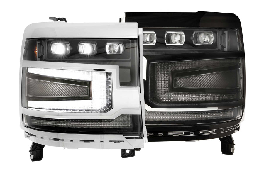 XB Headlight Grille Trim Bezels: LF542 Morimoto Lighting (Pair/Unfinished) LF542.B
