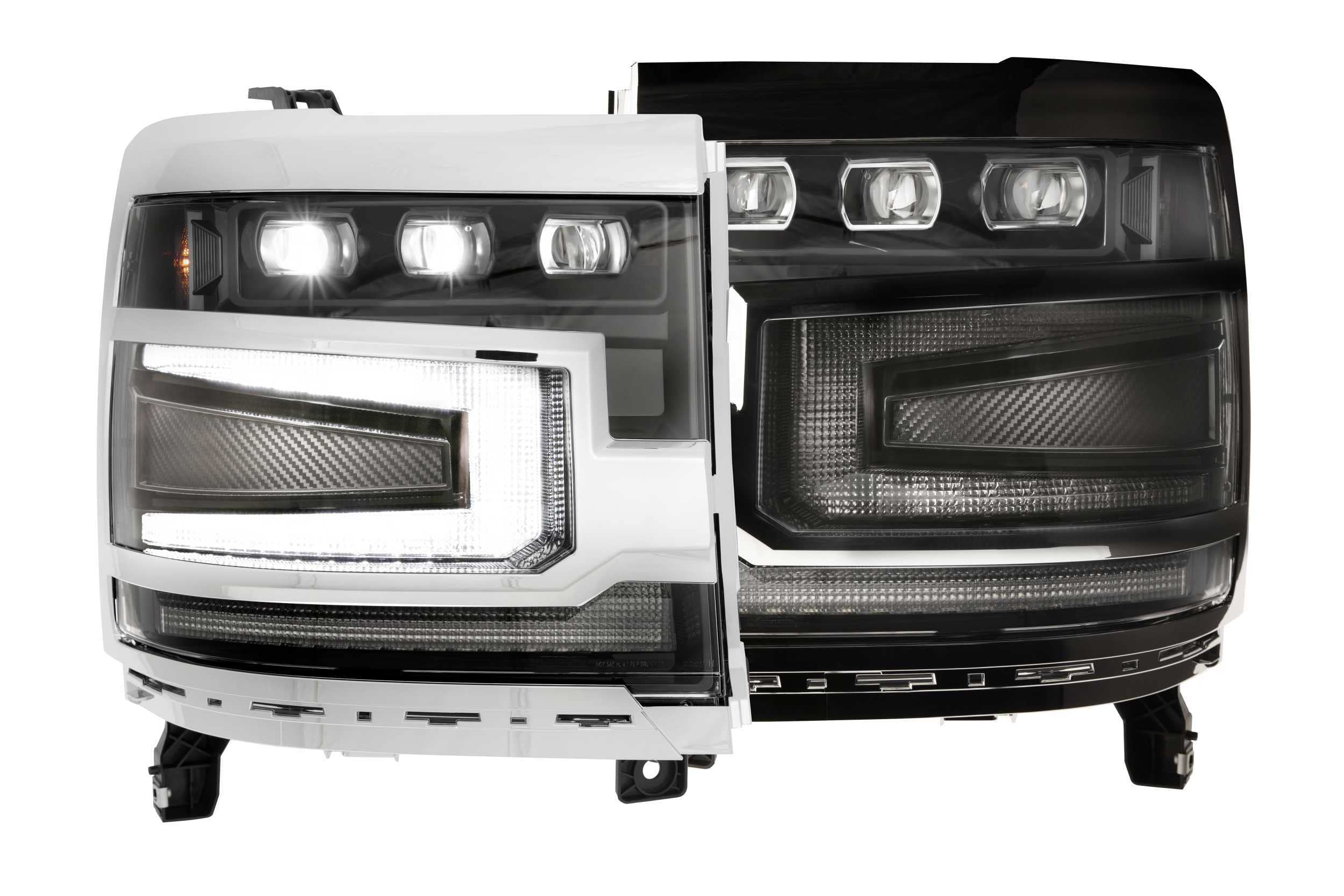 XB Headlight Grille Trim Bezels: LF542 (Chrome/Pair) LF542.C
