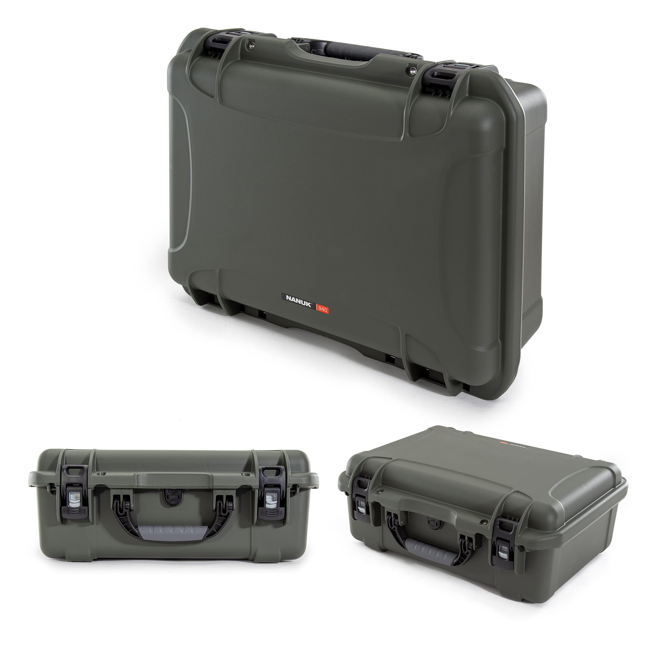 Olive Nanuk 940 Waterproof Hard Case with Foam Insert