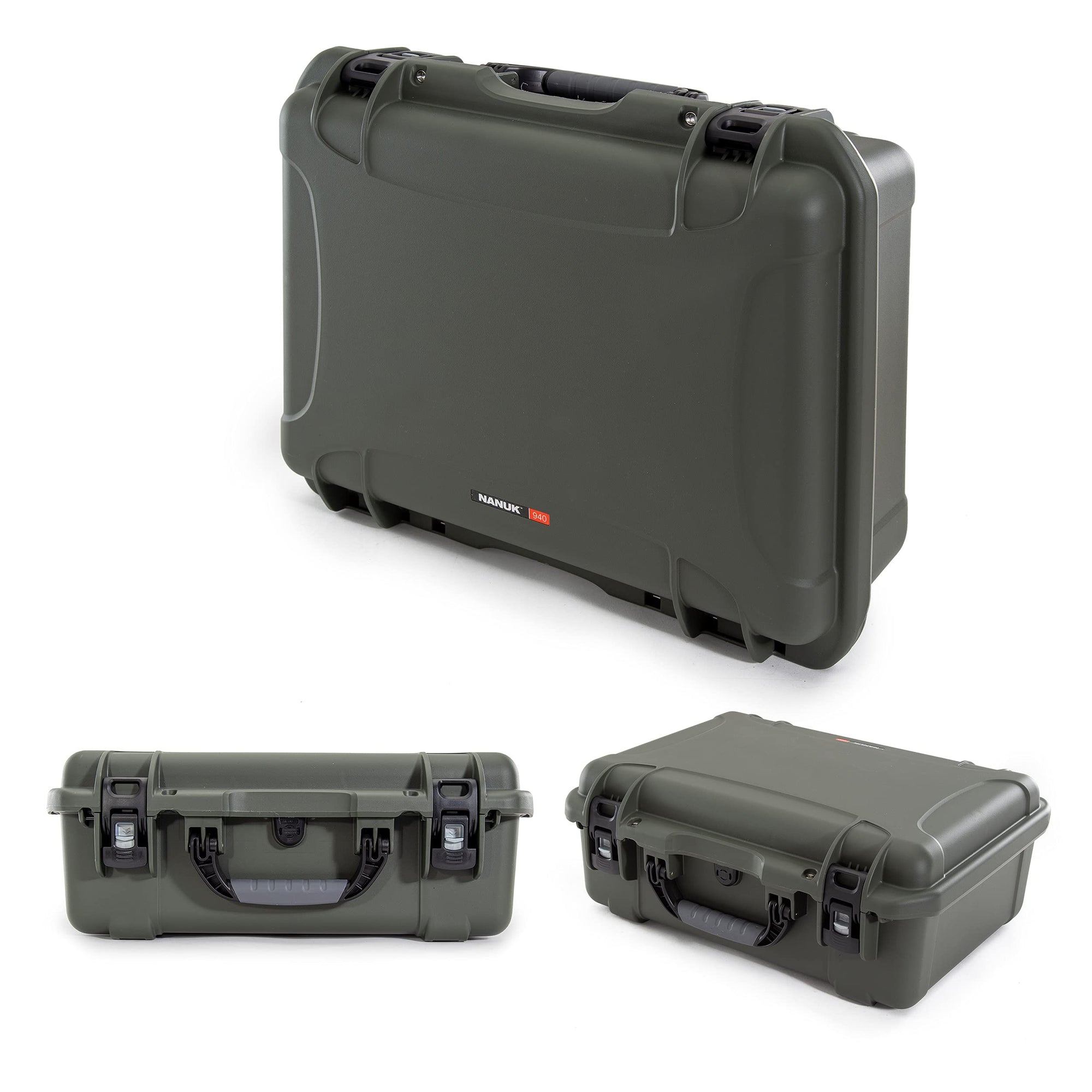 Olive Nanuk 940 Waterproof Hard Case with Foam Insert