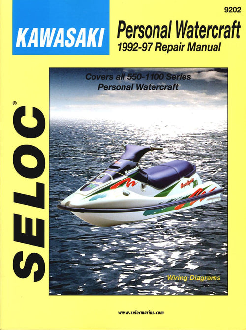 Kawasaki 18-09202 Sierra Personal Watercraft Repair Manual (1992-97)