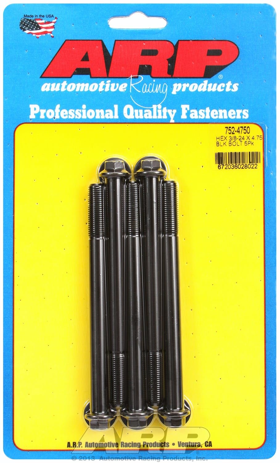 Hex ARP (752-4750) Oxide Bolt, Black