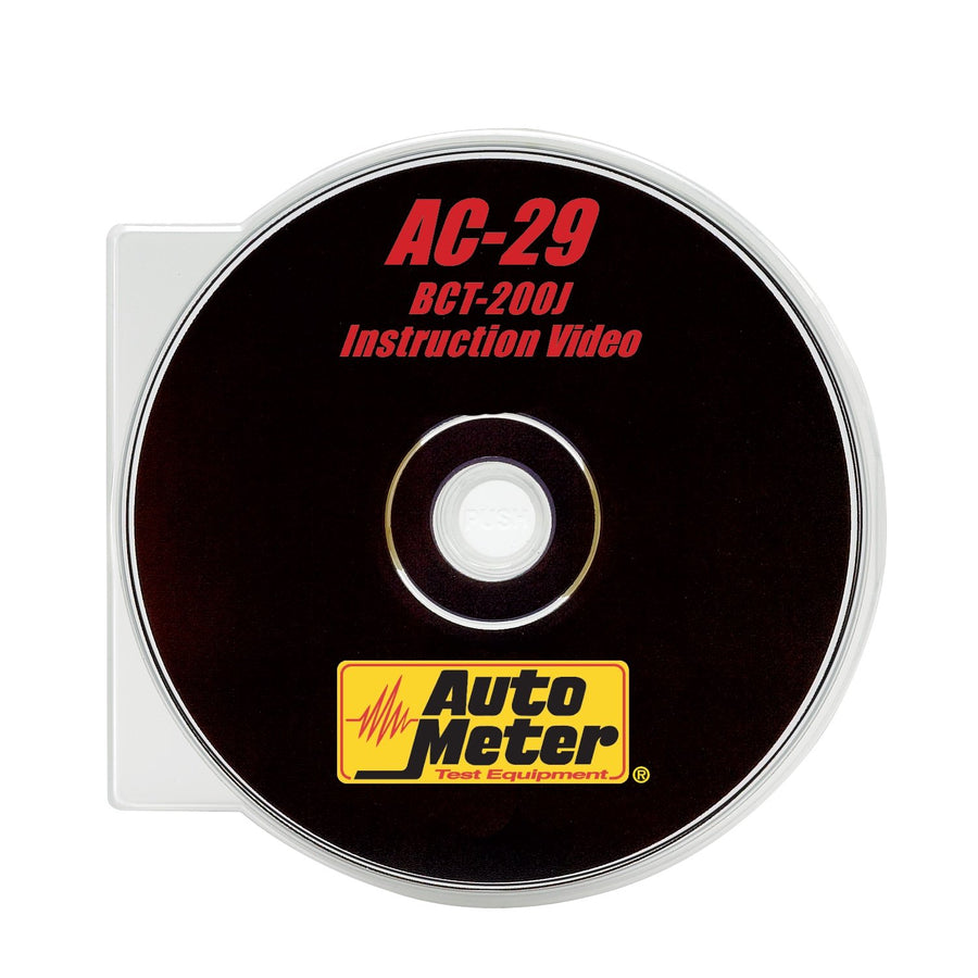 Auto Meter DVD Instruction Video for BCT-200J AC-29 Electrical System Tester