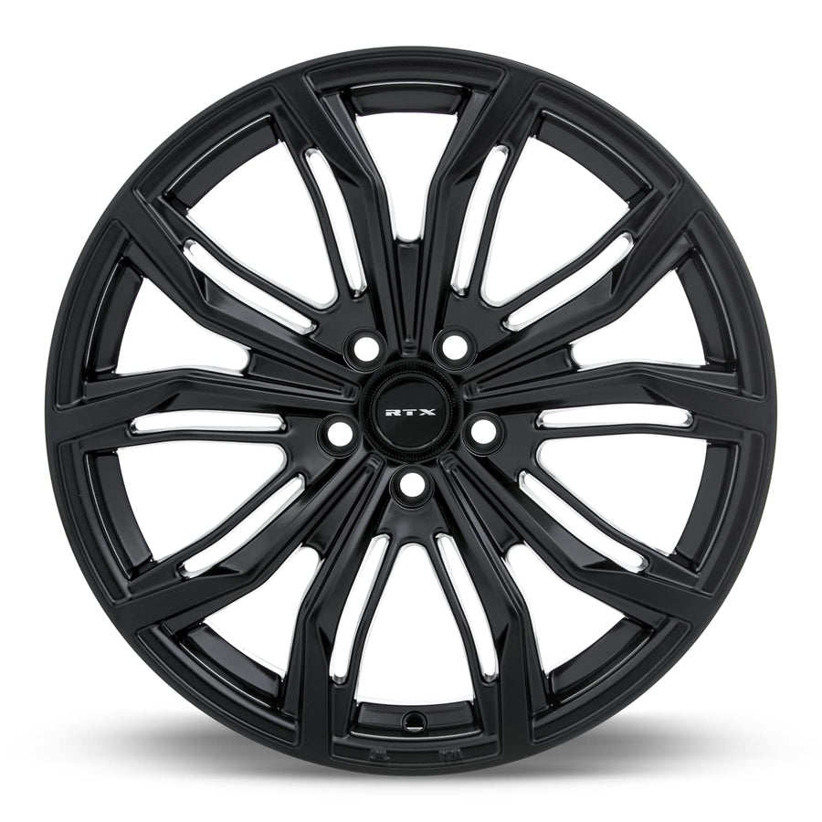 083063, RTX®, Satin Black Black Widow, 18x8 5x100 ET40 CB73.1