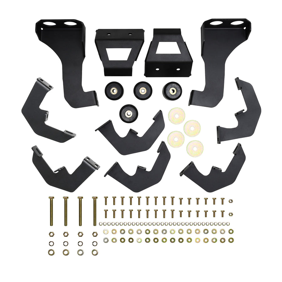 Westin HDX 56-534775 Drop Wheel to Wheel Nerf Bars fits 2020-2025 Silverado Sierra 2500 3500 Crew Cab 8' Bed Textured Black Pair