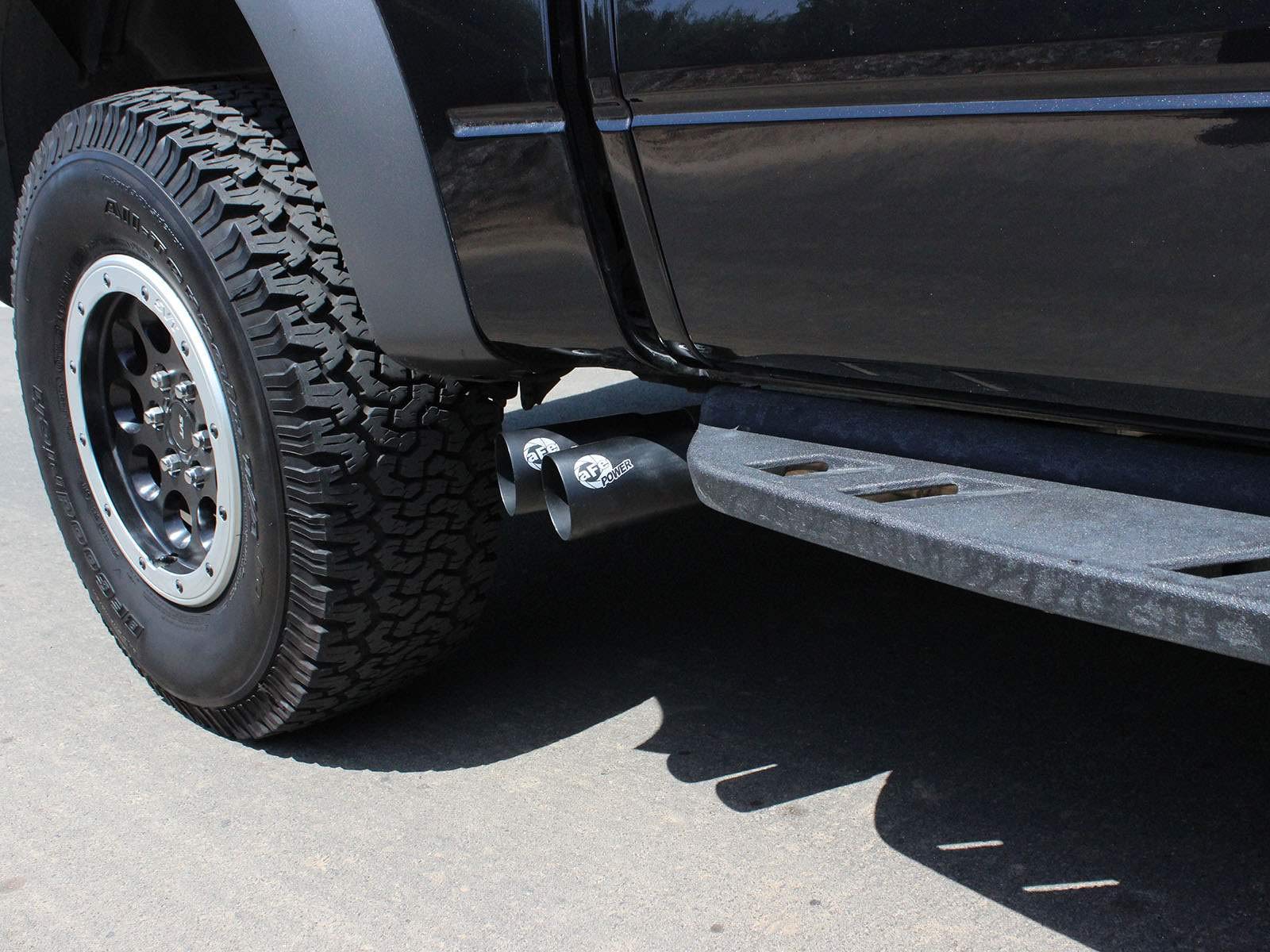 Rebel Series aFe Power 49-43071-B Stainless Steel Cat-Back Exhaust System (Black Tips)