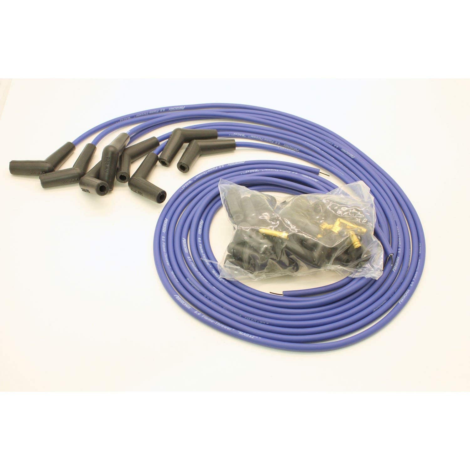 Pertronix Flame-Thrower 808315 Blue 8mm 8 Cylinder Spark Plug Wire