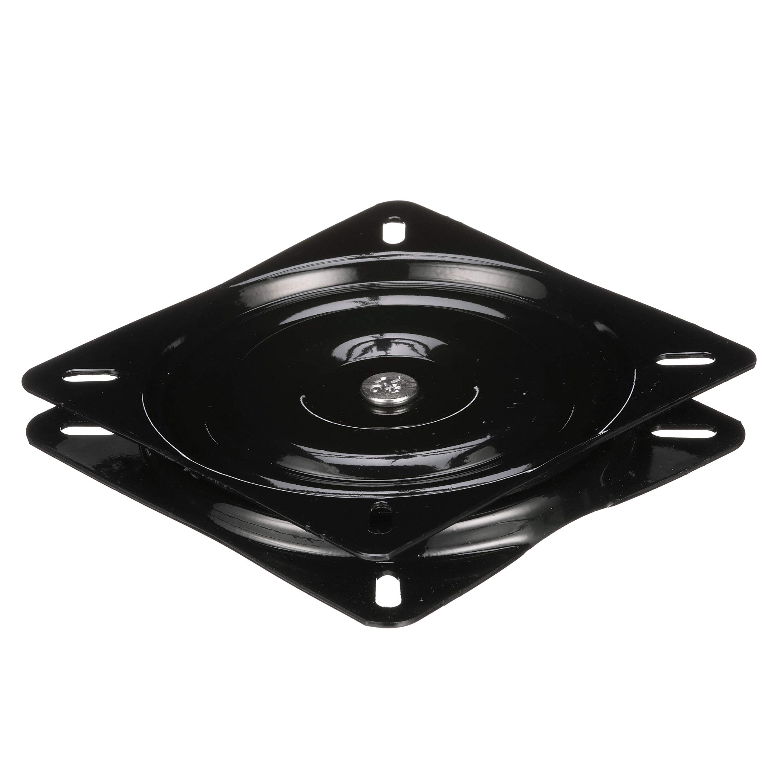 Seat Swivel Attwood 17721, For Boat Seat, 3-Degree Tilt Action, 7 Inches, Steel, Black Powder Coated
