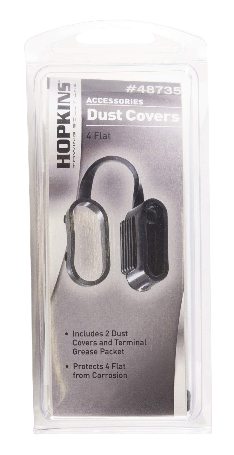 4 Wire Flat Hopkins Weatherproof Replacement Dust Covers 48735