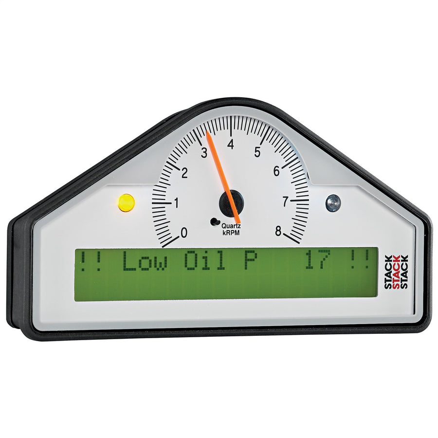Action Replay Dash, Auto Meter: Wht, 0-8K RPM (Psi, Deg. F, Mph)