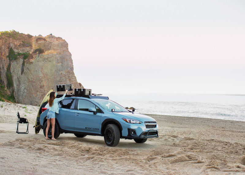 Slimsport Front Runner Roof Rack Kit/Light Bar Ready Compatible with Subaru XV Crosstrek (2018-Current)